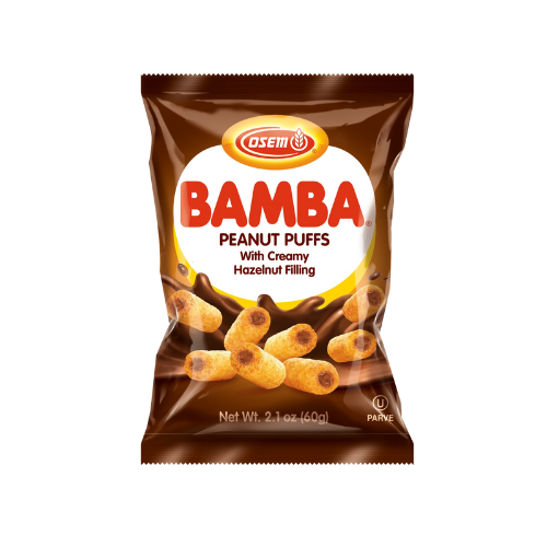 Osem Bamba Peanut Puffs with Cream